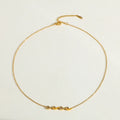 Attached pedant necklace 18K Gold Plated Stainless Steel